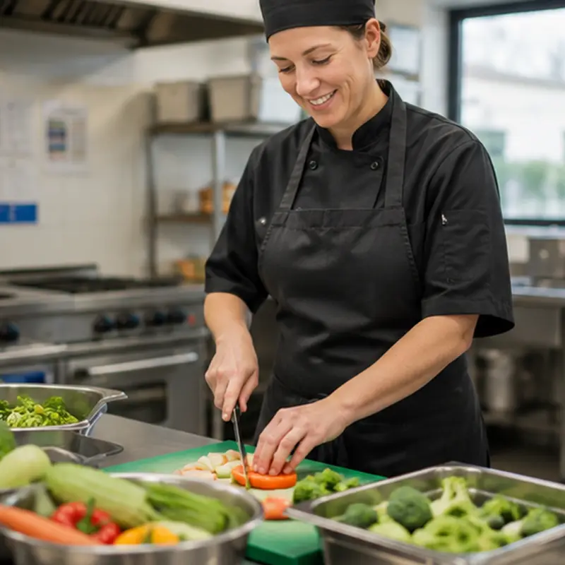 Cuisinière en milieu de garde au Québec