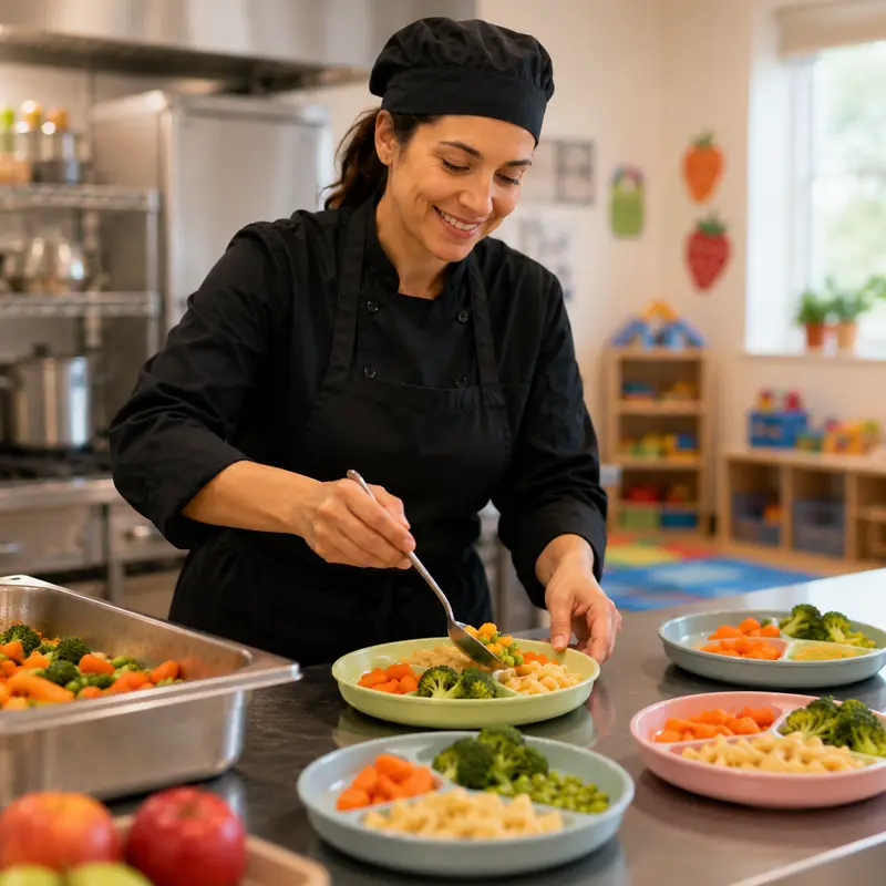 Le rôle de cuisinière en milieu de garde 